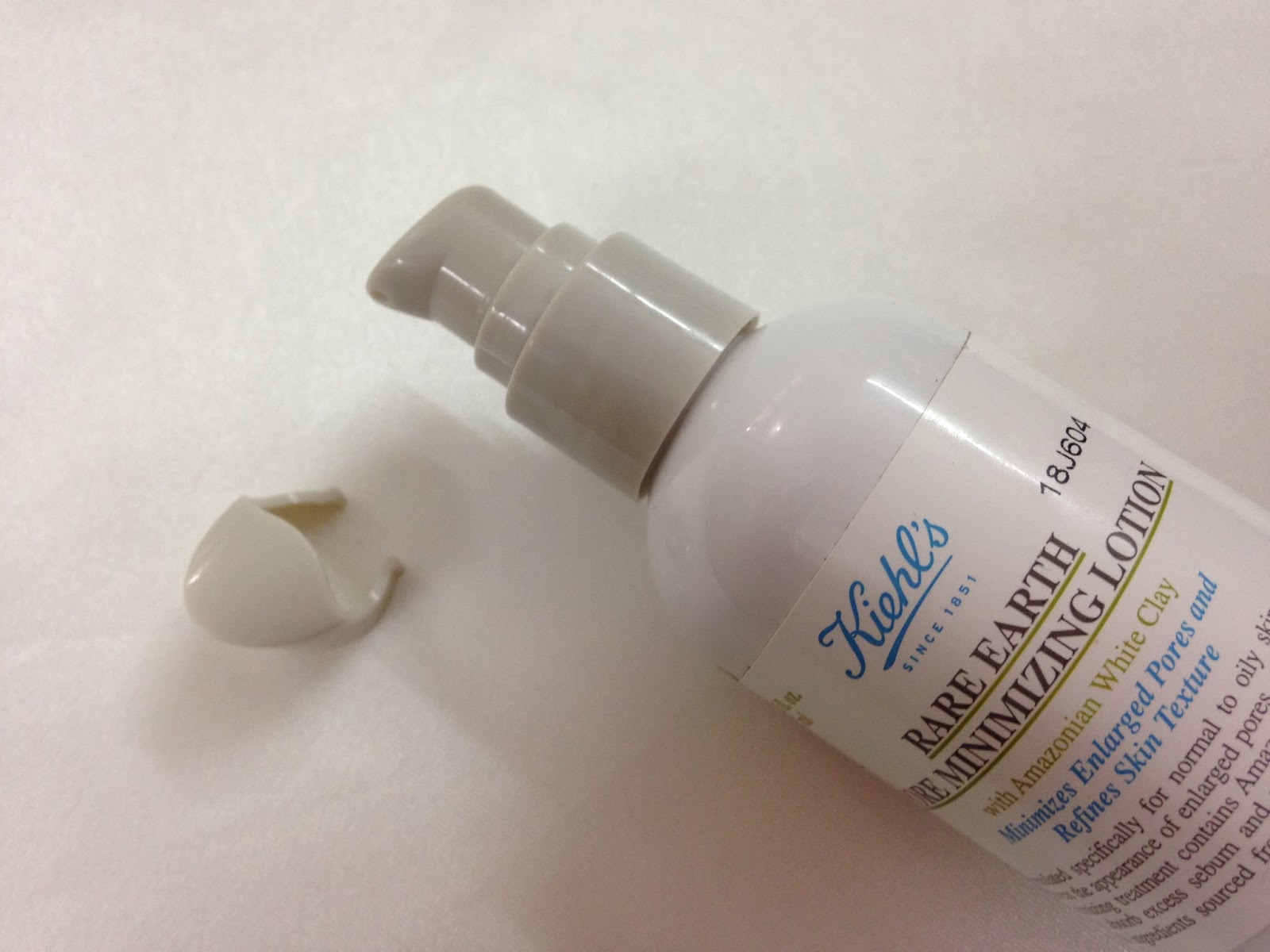 Product Review Kiehl's Rare Earth Pore Minimizing Lotion